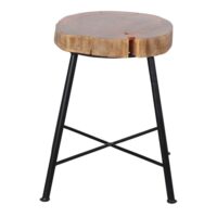 TABOURET BAS EN BOIS ET EN MÉTAL SHADE | Trouvez-la chez MisterWils. Plus de 4000m² d'exposition. 3