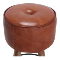 TABOURET EN CUIR COLT style industriel | Trouvez-la chez MisterWils. Plus de 4000m² d'exposition. 9