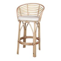 TABOURET HAUT EN BAMBOU ET ROTIN CLUTTER | Trouvez-la chez MisterWils. Plus de 4000m² d'exposition. 5