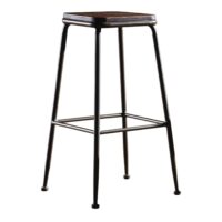 TABOURET HAUT EN BOIS ET EN MÉTAL BAYARTI | Trouvez-la chez MisterWils. Plus de 4000m² d'exposition