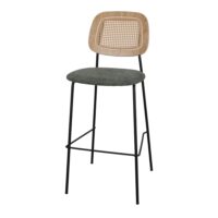 TABOURET HAUT TAPISSÉ CARDINAL style Mid Century | Trouvez-la chez MisterWils. Plus de 4000m² d'exposition. 22