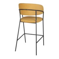 TABOURET HAUT TAPISSÉ KAISER de style Mid Century | Trouvez-la chez MisterWils. Plus de 4000m² d'exposition. 4