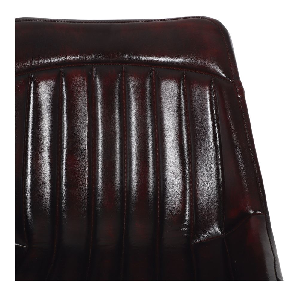 TABURETE ALTO DE METAL Y PIEL WARREN 5