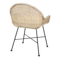 CHAISE EN ROTIN KAMIN style scandinave | Trouvez-la chez MisterWils. Plus de 4000m² d'exposition. 4