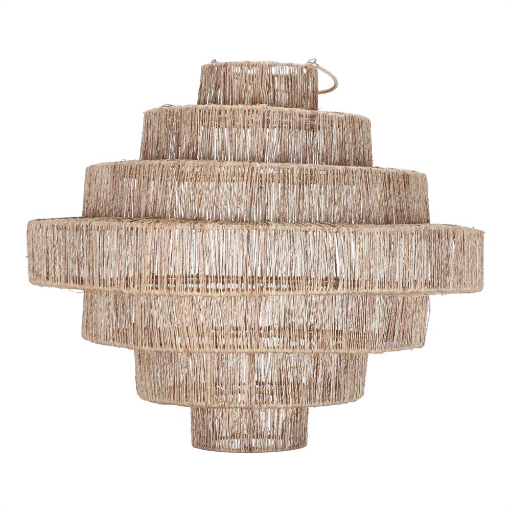 PANTALLA LÁMPARA DE RATÁN BOMON estilo Mediterráneo 1