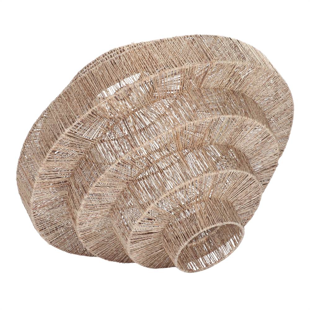 PANTALLA LÁMPARA DE RATÁN BOMON estilo Mediterráneo 2