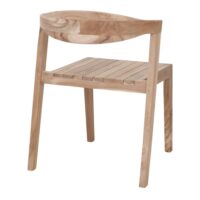 CHAISE EN BOIS SUMATRA, de style contemporain | Trouvez-la chez MisterWils. Plus de 4000m² d'exposition. 4