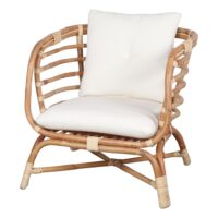 FAUTEUIL EN ROTIN NATUREL BELICE | Trouvez-la chez MisterWils. Plus de 4000m² d'exposition. 1