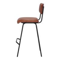 TABOURET HAUT EN CUIR RIGA, de style Industriel | Trouvez-la chez MisterWils. Plus de 4000m² d'exposition. 3