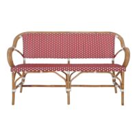 BANC EN ROTIN ISONA de style bistrot | Trouvez-la chez MisterWils. Plus de 4000m² d'exposition. 13