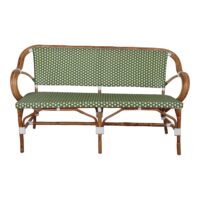 BANC EN ROTIN ISONA de style bistrot | Trouvez-la chez MisterWils. Plus de 4000m² d'exposition. 1