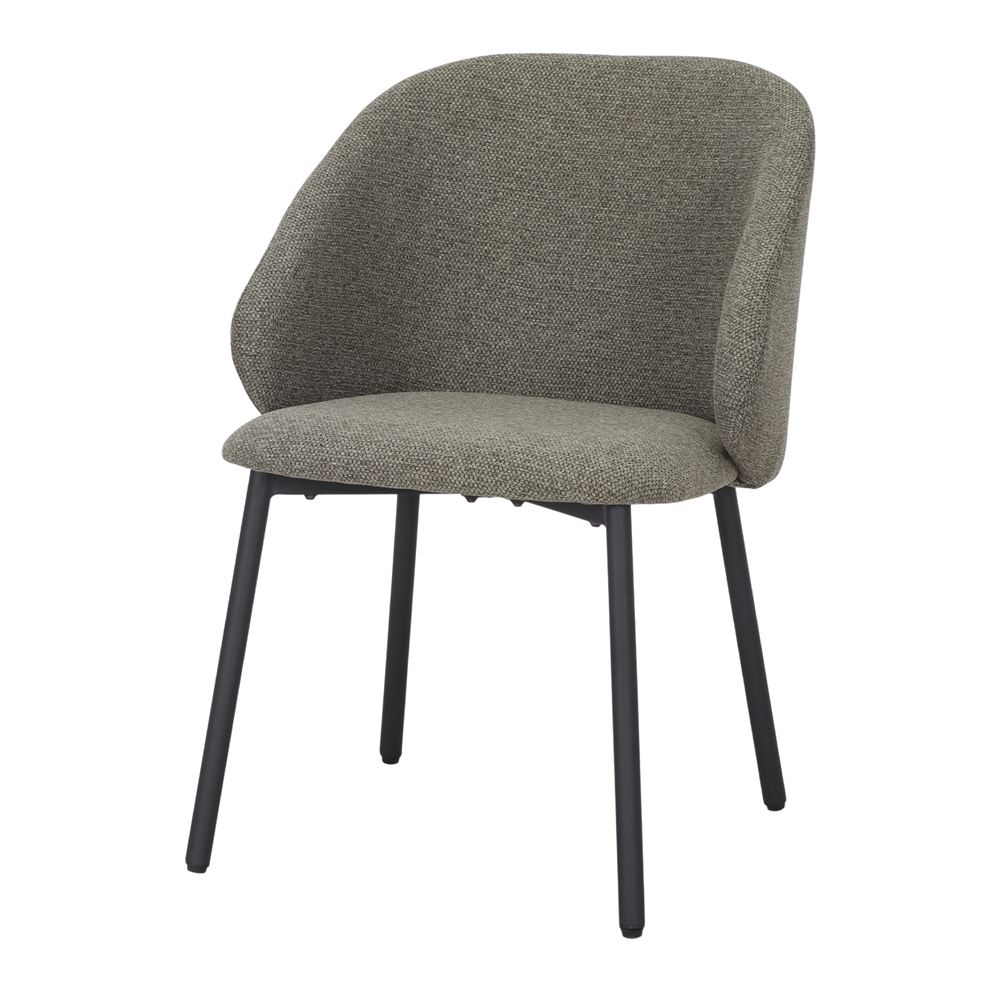 SILLA TAPIZADA SHINTO de estilo Contemporáneo. Oliva 1