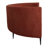 BANQUETTE COURBE TAPISSÉE ELISEA style MidCentury | Trouvez-la chez MisterWils. Plus de 4000m² d'exposition. 3