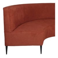 BANQUETTE COURBE TAPISSÉE ELISEA style MidCentury | Trouvez-la chez MisterWils. Plus de 4000m² d'exposition. 5