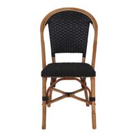 CHAISE EN ROTIN BRITANY style Bistro 2