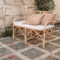 BANC EN ROTIN ALLEGRO style scandinave tropical | Trouvez-la chez MisterWils. Plus de 4000m² d'exposition. 6