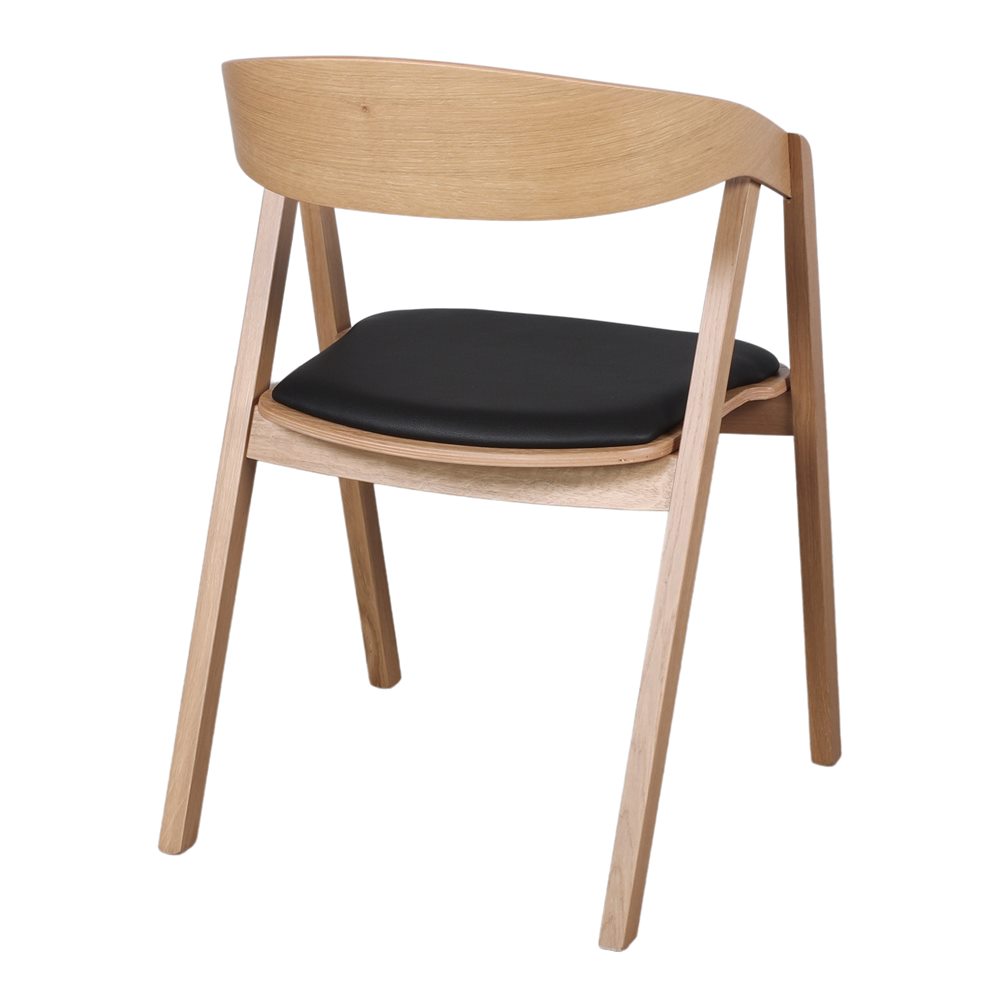 SILLA DE MADERA FRANKY negra 4