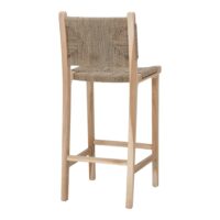 TABOURET HAUT EN BOIS ET FIBRE MARINE NEBRASKA 4