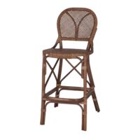 TABOURET HAUT EN ROTIN ETROC 1