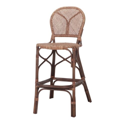 TABOURET HAUT EN ROTIN ETROC 1