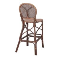 TABOURET HAUT EN ROTIN ETROC 4