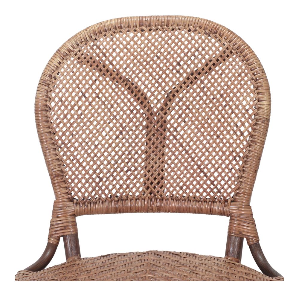 TABURETE ALTO DE RATÁN ETROC estilo Bistró. 5