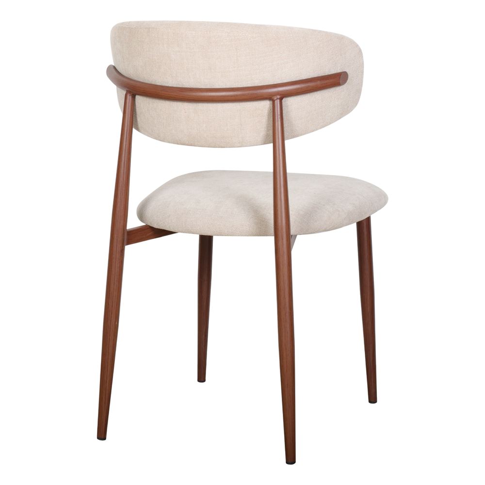 SILLA TAPIZADA LETICE estilo Contemporáneo. marfil4