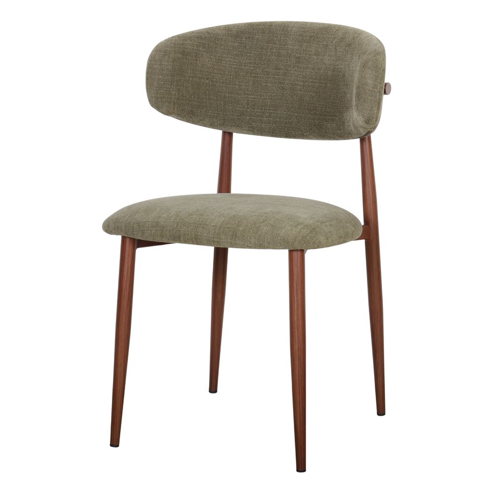 SILLA TAPIZADA LETICE estilo Contemporáneo. verde 1