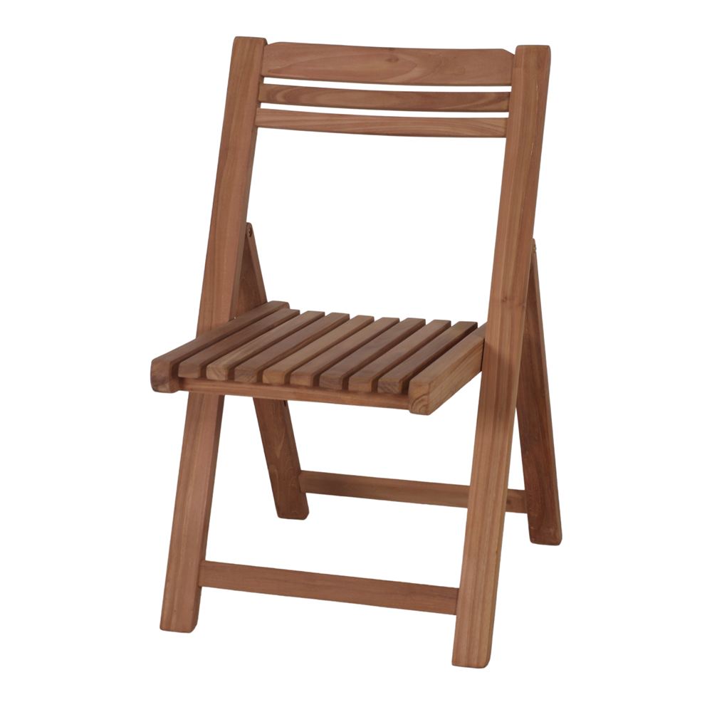 SILLA DE MADERA PLEGABLE BALKAN estilo Mediterráneo. 1