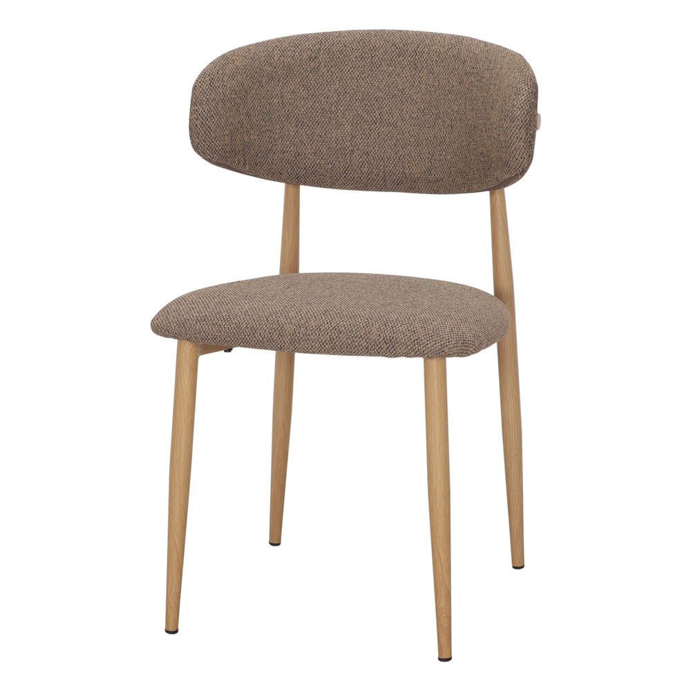 SILLA TAPIZADA WESTON estilo Contemporáneo. moka