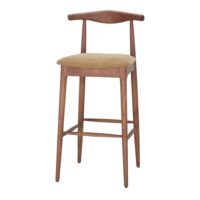 TABOURET HAUT EN BOIS TAPISSÉ NOGANSEN | Trouvez-la chez MisterWils. Plus de 4000m² d'exposition. 21