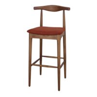 TABOURET HAUT EN BOIS TAPISSÉ NOGANSEN | Trouvez-la chez MisterWils. Plus de 4000m² d'exposition. 11