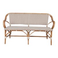 BANC EN ROTIN ISONA de style bistrot | Trouvez-la chez MisterWils. Plus de 4000m² d'exposition. 5