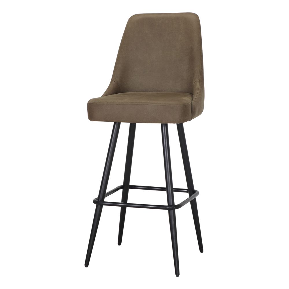 TABURETE ALTO TAPIZADO ROCKADE verde 1