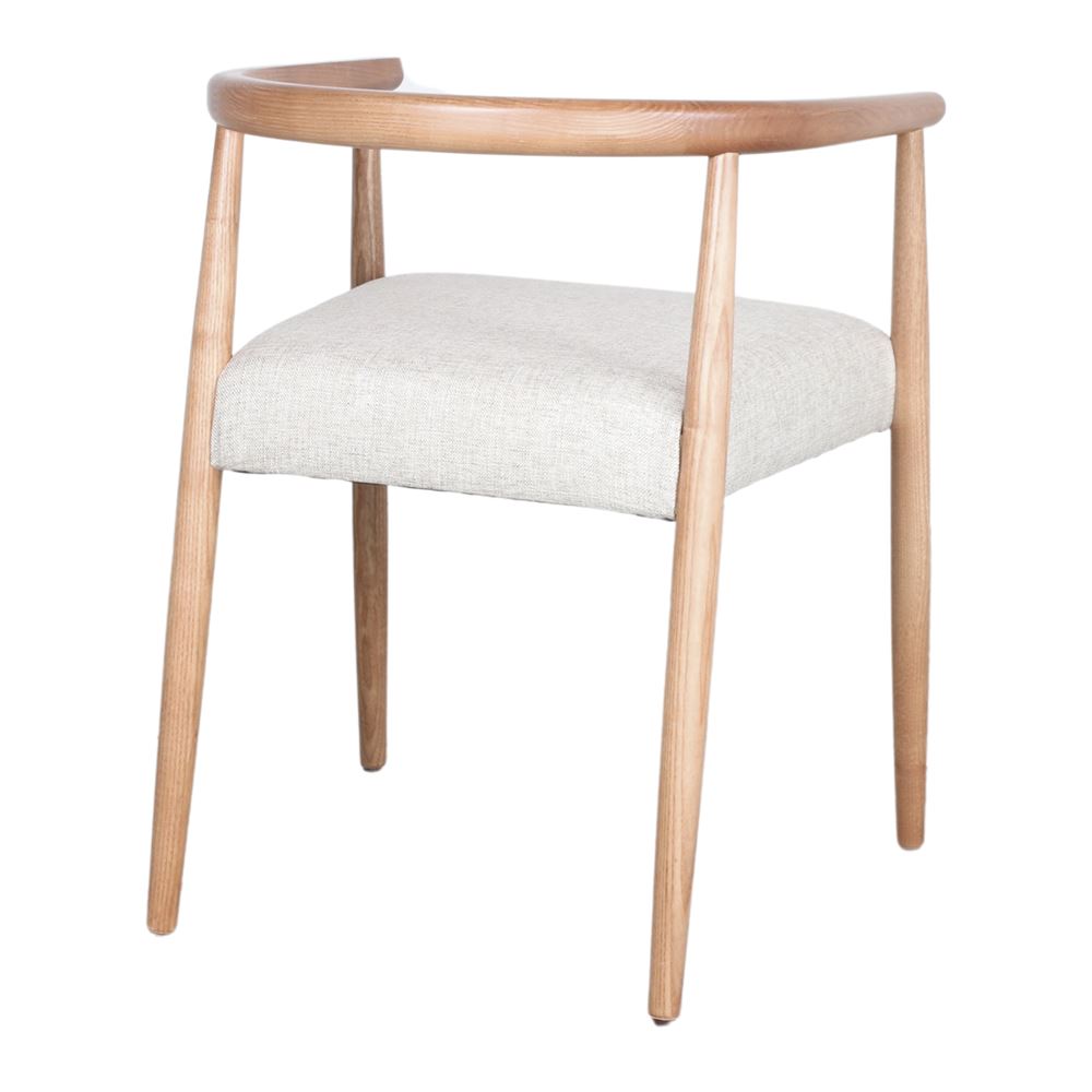 SILLA DE MADERA MELKY estilo Contemporáneo arena 4