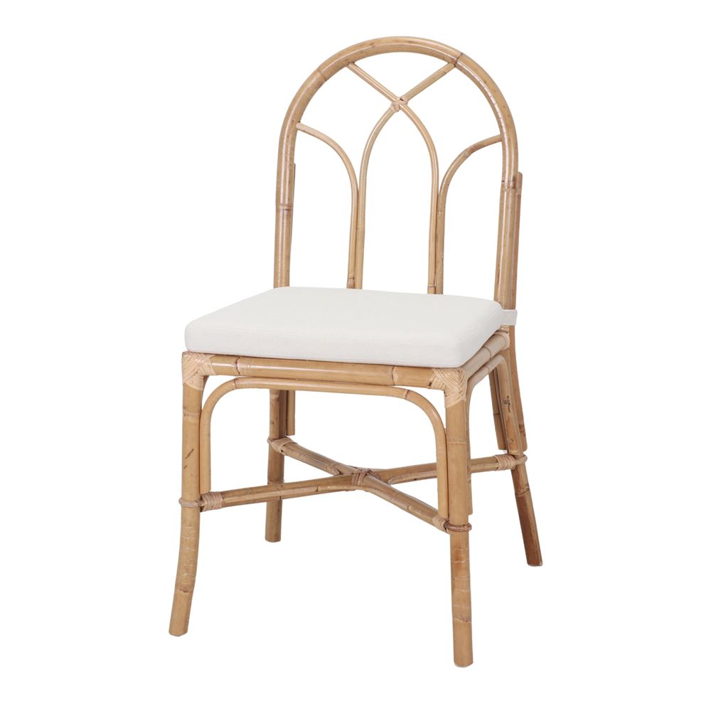 SILLA DE RATÁN AZURA de estilo Mediterráneo 1