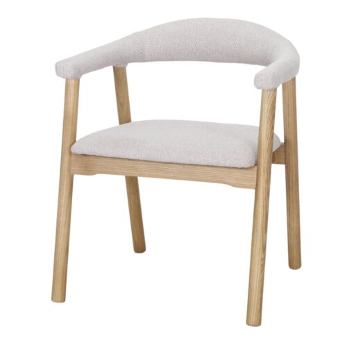 SILLA DE MADERA GROF estilo Nórdico beige 1