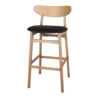 TABOURET HAUT EN BOIS BOLAND, style nordique | Trouvez-la chez MisterWils. Plus de 4000m² d'exposition. 25
