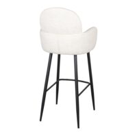 TABOURET HAUT TAPISSÉ LAGOS, style contemporain | Trouvez-la chez MisterWils. Plus de 4000m² d'exposition. 4
