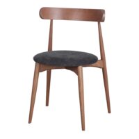 CHAISE EN BOIS BOHEMIAN de style Mid Century | Trouvez-la chez MisterWils. Plus de 4000m² d'exposition. 1
