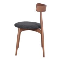 CHAISE EN BOIS BOHEMIAN de style Mid Century | Trouvez-la chez MisterWils. Plus de 4000m² d'exposition. 3