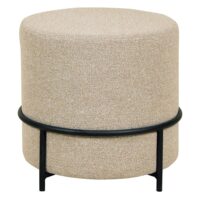 POUF TAPISSÉ MACARON style contemporain | Trouvez-la chez MisterWils. Plus de 4000m² d'exposition. 3