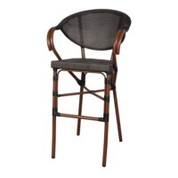 TABOURET HAUT EXTÉRIEUR MOLERO, style Bistro | Trouvez-la chez MisterWils. Plus de 4000m² d'exposition. 4