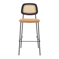 TABOURET HAUT TAPISSÉ MURRAY, de style Mid Century | Trouvez-la chez MisterWils. Plus de 4000m² d'exposition. 2