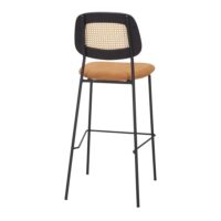 TABOURET HAUT TAPISSÉ MURRAY, de style Mid Century | Trouvez-la chez MisterWils. Plus de 4000m² d'exposition. 4