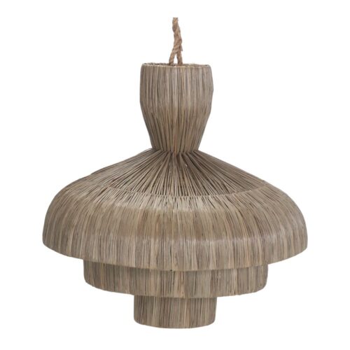 PANTALLA LÁMPARA DE RATÁN ORCHID estilo Mediterráneo. 1