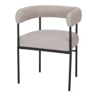 CHAISE TAPISSÉE ELIANA, de style Contemporain | Trouvez-la chez MisterWils. Plus de 4000m² d'exposition. 1