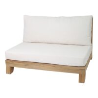 BANQUETTE EN BOIS AVEC COUSSINS BAGUS, style rustique | Trouvez-la chez MisterWils. Plus de 4000m² d'exposition. 1