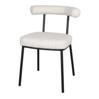 CHAISE TAPISSÉE LORD, de style contemporain | Trouvez-la chez MisterWils. Plus de 4000m² d'exposition. 9