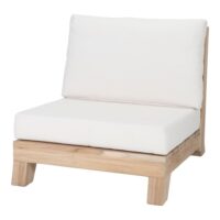 FAUTEUIL EN BOIS AVEC COUSSINS BAGUS, style rustique | Trouvez-la chez MisterWils. Plus de 4000m² d'exposition. 1